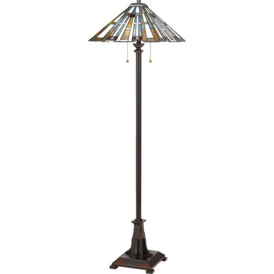 Maybeck 2 Light Floor Lamp 62 Inches high by Quoizel  - TFMK9362VA