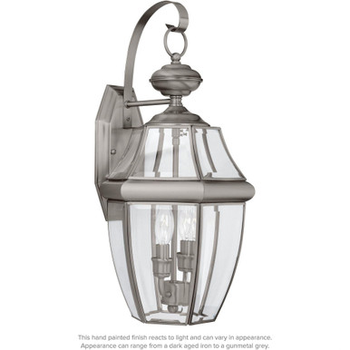 Lancaster 2 Light Candle Style Outdoor Wall Lantern by Generation - 8039