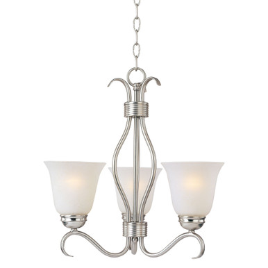 Basix 3 Light Small Traditional Chandelier by Maxim - 10123ICSN