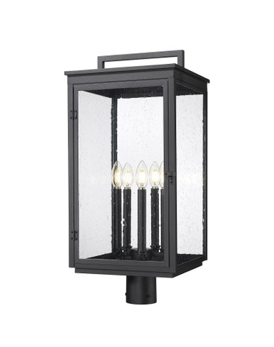 Hartwell 5 Light Outdoor Post Mount 26.75 Inch and 12 Inch Wide by Z Lite - 5019PHXLR-BK