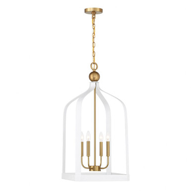 Sheffield 4 Light Medium Pendant by Savoy House - 7-7802-4