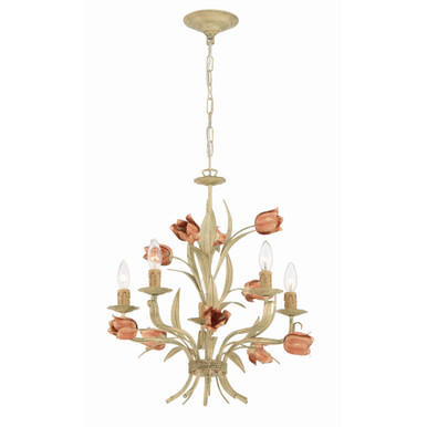 Southport 5 Light Small Chandelier by Crystorama - 4805-sr