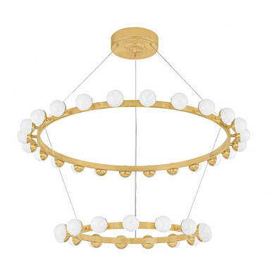 Linus 39 Light Oversized Chandelier by Corbett - 484-46-VB