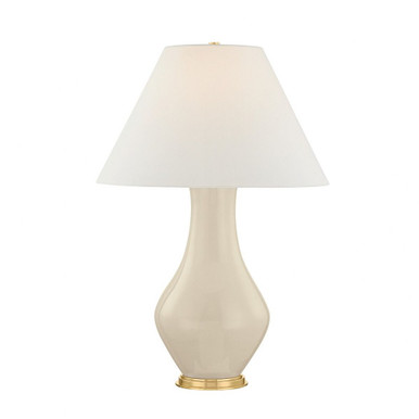 Hanslope 1 Light Table Lamp 31.75 Inch and 21.5 Inch Wide by Hudson Valley - MDSL2700-AGB/CFM