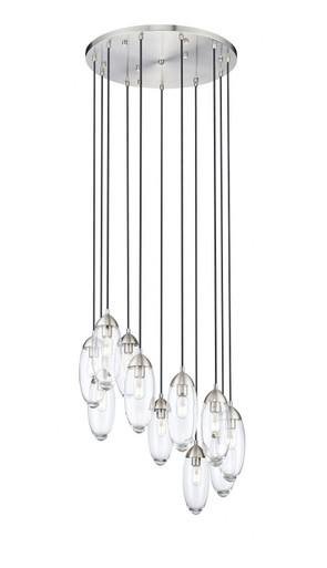 Arden 11 Light Chandelier 12 Inches Tall and 24 Inches Wide by Z-Lite - 651P-11R