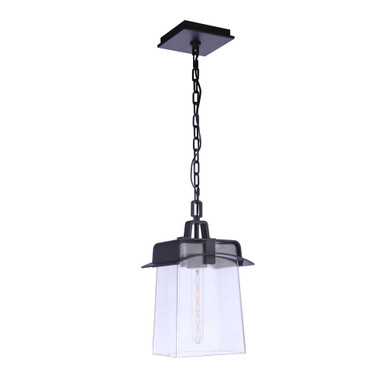 Smithy 1 Light Small Outdoor Pendant by Craftmade - ZA6011-ABZ