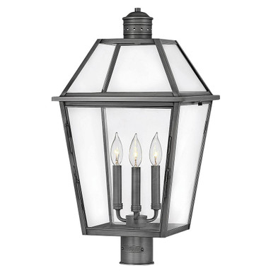 Nouvelle Three Light Outdoor Medium Post Mount 13 x 25 Inches by Hinkley - 2771BLB