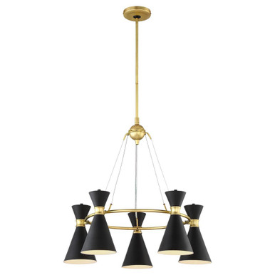 Conic 5 Light Medium Chandelier by George Kovacs - P1825