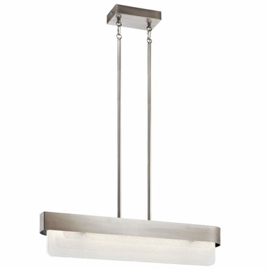 Serene 2 Light LED Linear Pendant by Kichler - 44160CLPLED