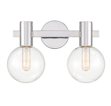 Wright 2 Light Vanity Light by Savoy House - 8-3076-2