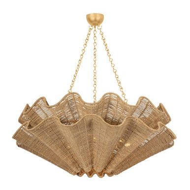 Hayworth 8 Light Chandelier 17.75 Inch Tall X 44 Inch Wide by Hudson Valley - 6208-VGL