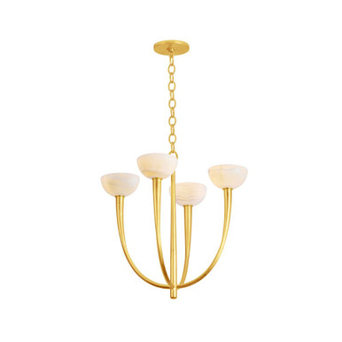 Maywood 4 Light Chandelier 24 Inch Tall X 22.75 Inch Wide by Hudson Valley - 9023-VGL