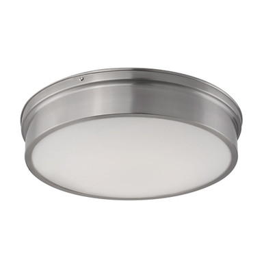 Tristan 21W 1 LED 16.75 Inch Wide Flush Mount by Kuzco - FM5017-BN