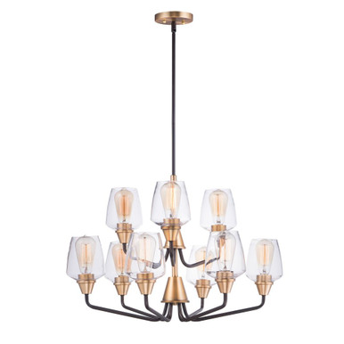 Goblet 9 Light Large 2 Tier Chandelier by Maxim - 26127