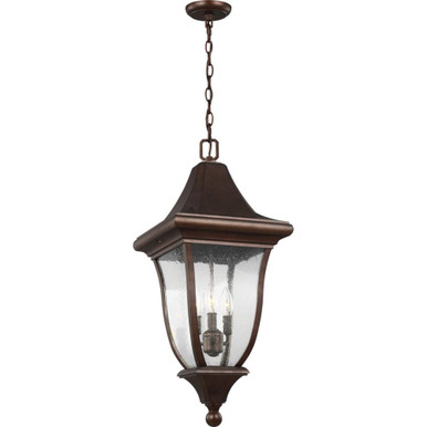 Oakmont 3 Light Medium Outdoor Pendant by Visual Comfort Studio - OL13109PTBZ