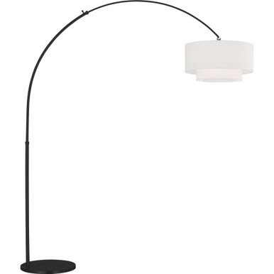Sawyer 9W 1 LED Floor Lamp 75 x 62.38 Inches by Visual Comfort Studio - KST1031MBK1