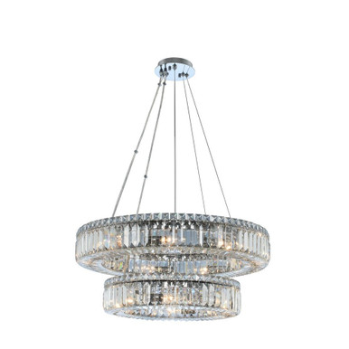 Rondelle 15 Light Large Pendant by Allegri - 11775-010-FR001