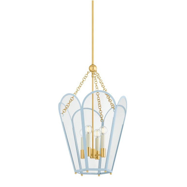 Clarisse 4 Light Lantern 26.25 Inch Tall and 16 Inch Wide by Mitzi - H1132704