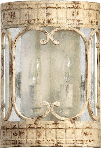Florence 2 Light Wall Sconce 11.25 Inch Tall by Quorum - 5637-2-70