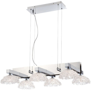 Caramico 6 Light Medium Chandelier by Eurofase - 28137-016