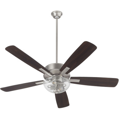 Ovation 5 Blade Ceiling Fan with Light Kit 52 Inch Wide by Quorum - 4525-22a