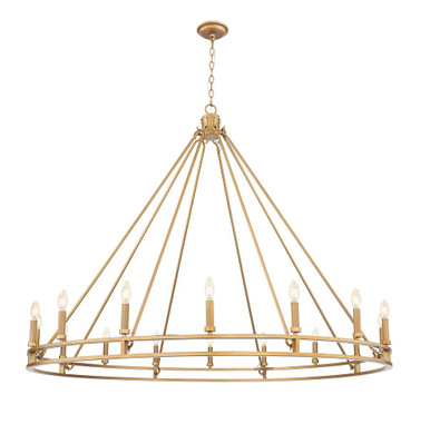 Dennison 16 Light Chandelier 48.75 Inch Tall and 59.75 Inch Wide by Z Lite - 4005-16SBR