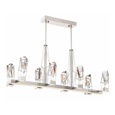 Gem 94.1W 8 LED Chandelier 19.4 x 18 Inches by Zeev  - CD10255-LED-SN