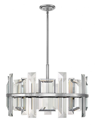 Odette 9 Light Large Chandelier by Fredrick Ramond - FR39215PNI