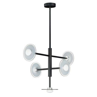 Helio 20W 5 LED Light Large Oversized Pendant by Maxim - 24765FTSWBK