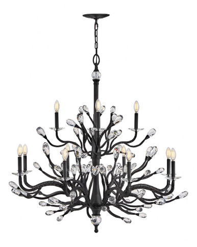 Eve 5W 12 LED Large Chandelier 44 Inch X 48.5 Inch Wide by Fredrick Ramond - FR46810BGR