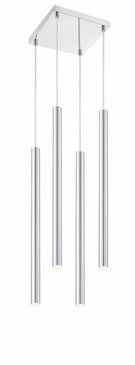 Forest 70W 14 LED Island/Billiard 16 x 24 In by Z Lite 917MP24-CH-LED-4SCH - 917MP24-CH-LED-4SCH