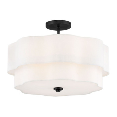 Gwen 5W 4 LED Semi Flush Mount 14 Inch Tall and 20 Inch Wide by Hinkley - 47733