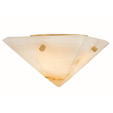 Geo 11W 1 LED Flush Mount 4 Inch Tall and 6.75 Inch Wide by Corbett - 558-07-VB