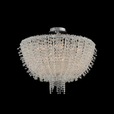 Cielo 8 Light 24 Inch Wide Flush Mount by Allegri - 030640-010-FR001