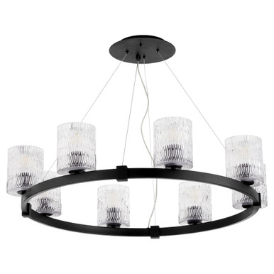 Stadium 8 Light Oversized Chandelier by Quorum - 6184-8-65