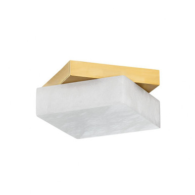 Brockton 13W 1 LED 11.5 Inch Wide Flush Mount by Hudson Valley - 6612-AGB