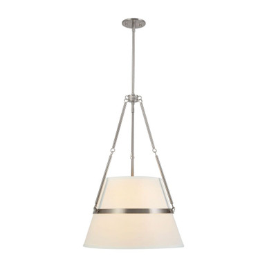 Oliver 1 Light Pendant 28.25 Inch Tall and 18 Inch Wide by Alora - PD546719BNWL