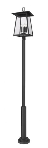 Rainer 6 Light Outdoor Post Mount 126 x 17.5 Inch by Z-Lite - 5015PHXXLR-5010P-BK