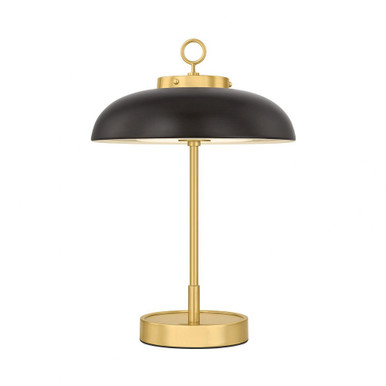 Hector 8W 1 LED Rechargeable Table Lamp 16 Inch Tall by Hudson Valley - L3131-AGB/DB