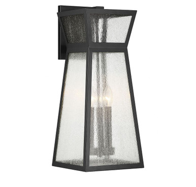 Millford 3 Light Outdoor Wall Lantern by Savoy House - 5-636-BK