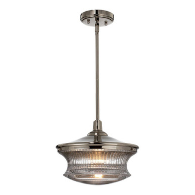 Magister 1 Light Iron Medium Pendant by Zeev - P30045-1-BN