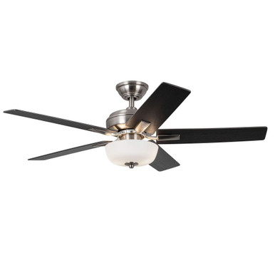 Erikson 5 Blade Ceiling Fan with Light Kit 52 Inches Wide by Kuzco - CF78752-LKW