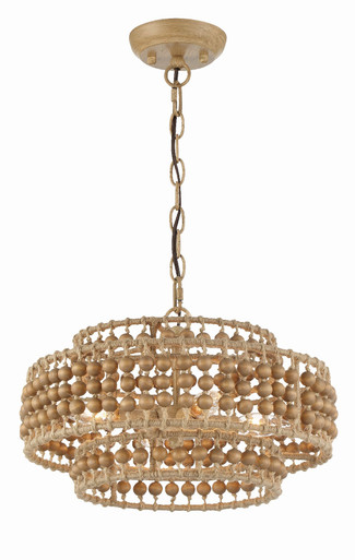 Silas 3 Light Small Chandelier by Crystorama - sil-b6003-bs