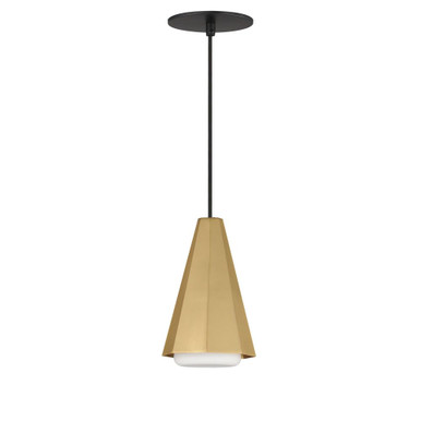 Rizzo 1 Light Pendant 9.25 Inch Tall and 5.75 Inch Wide by Maxim - 10811SWBKAB