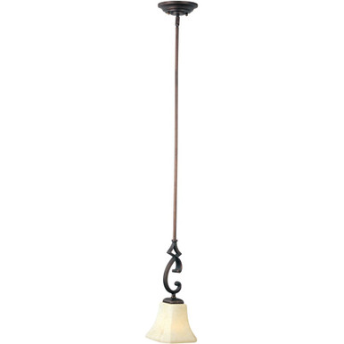 Oak Harbor 1 Light Mini Pendant by Maxim - 92060FLRB