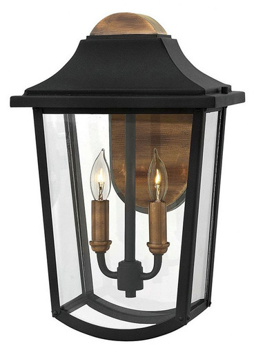 Burton 2 Light Outdoor Candle Style Wall Lantern by Hinkley - 1974BK