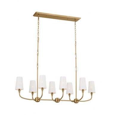 Adeena 8 Light Medium Linear Chandelier by Kichler - 52510