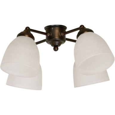 Accessory 9W 4 LED Fitter 7.75 Inch Tall and 19.25 Inch Wide by Craftmade - LK400-OB-WG-LED