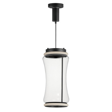 Syndicate 18W 2 LED Light Small Pendant by ET2 - E21382-18BK