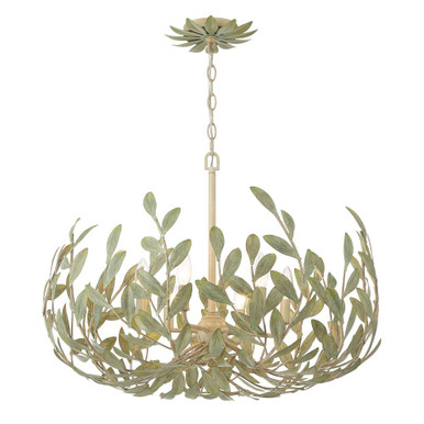 Broche 6 Light Chandelier 19 Inch Tall and 27 Inch Wide by Crystorama - 533-CT